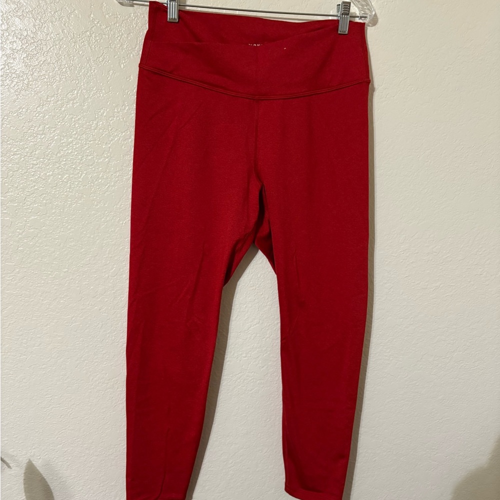 Old Navy Cloud Comfy Red Leggings